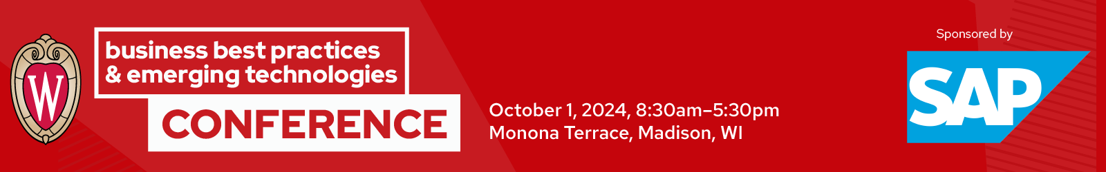 UWEBC Annual Conference banner image with SAP logo