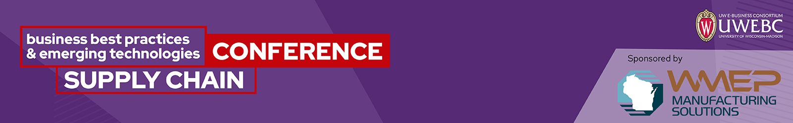 Supply Chain track header with sponsor