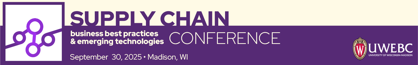2025 Supply Chain Track conference header
