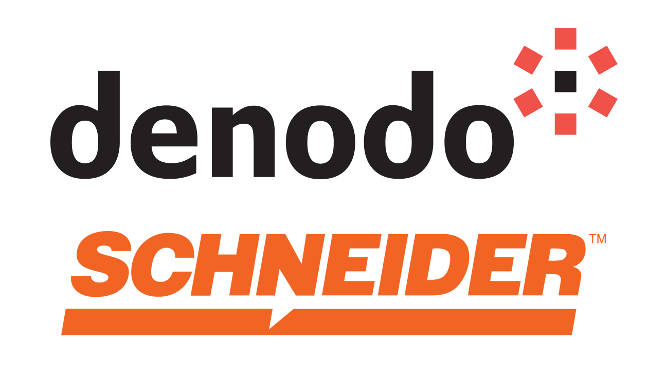 Denodo and Schneider logos