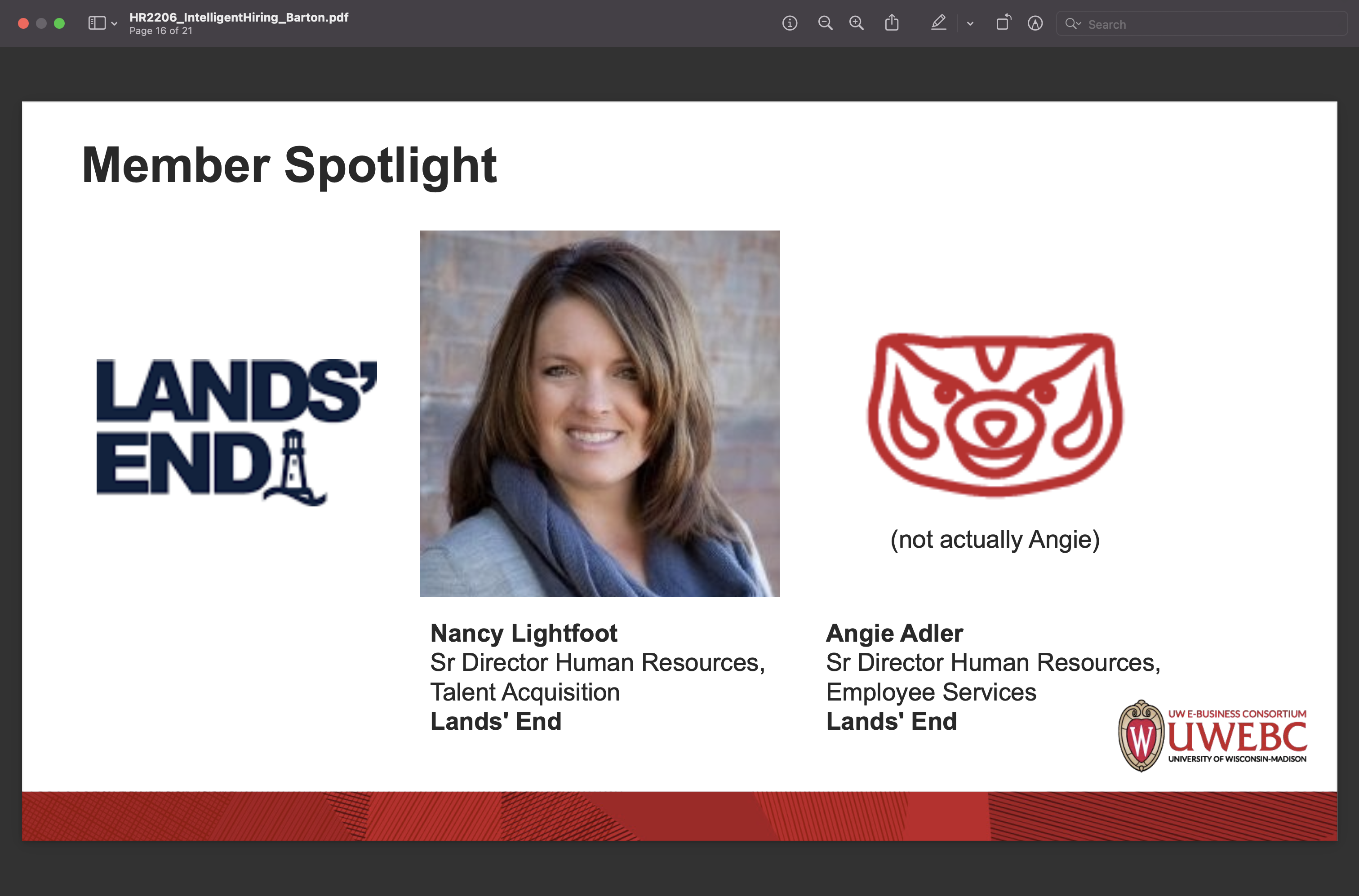 4. Member Spotlight Presentation: Lands' End thumbnail