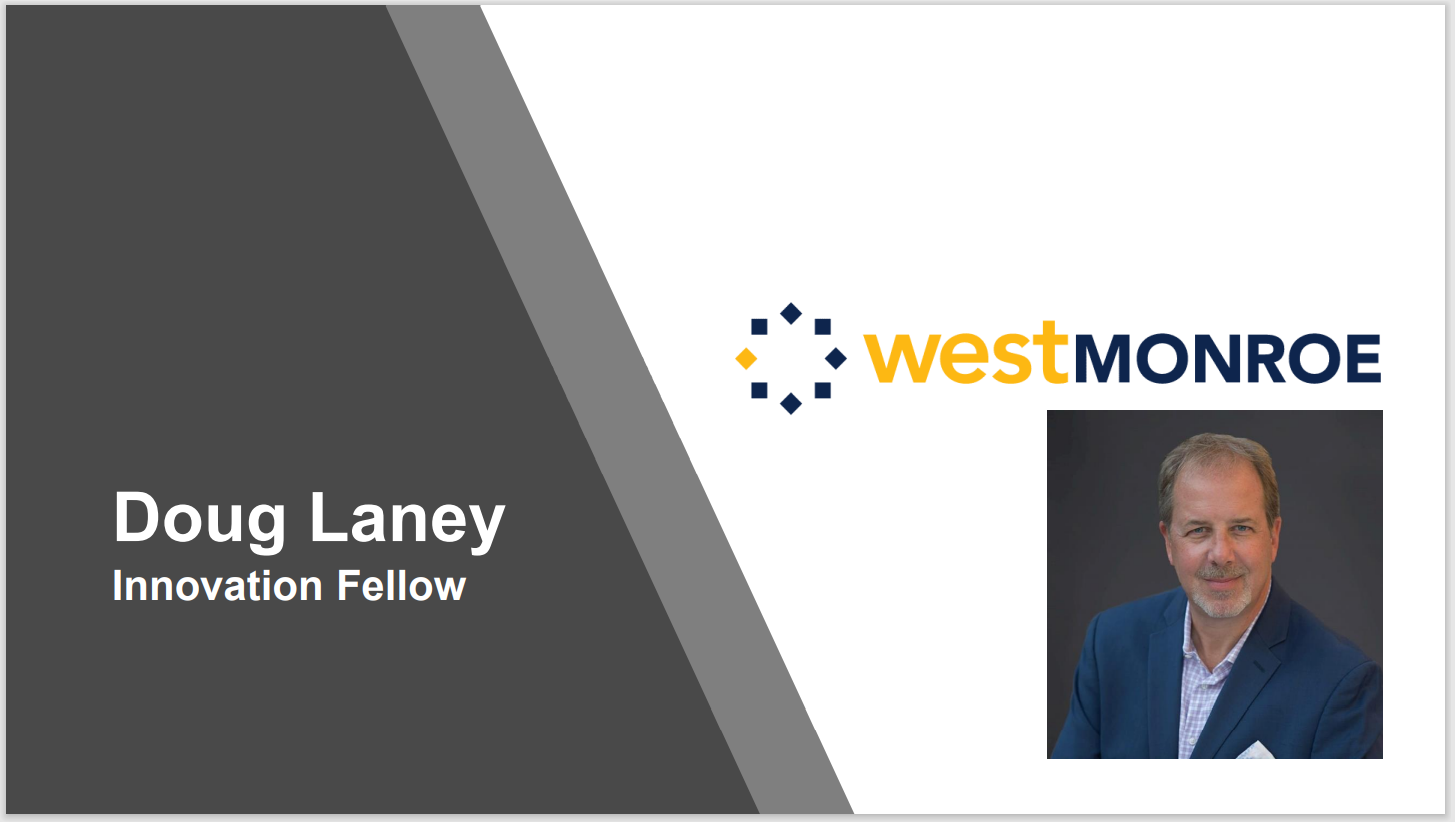 3. West Monroe Presentation: Infonomics - Leveraging Information for Competitive Advantage thumbnail