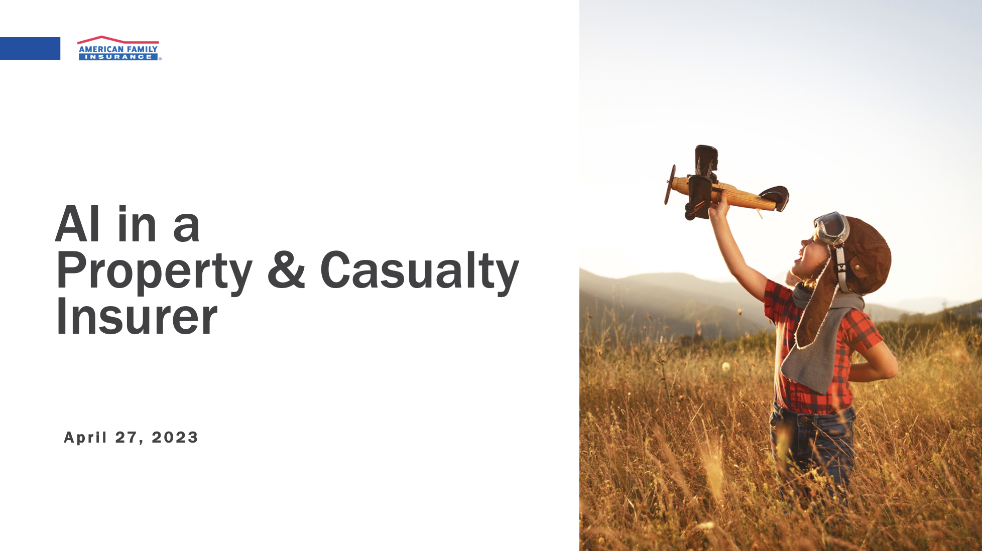 3. American Family Insurance Presentation Slides: AI in a Property and Casualty Insurer thumbnail