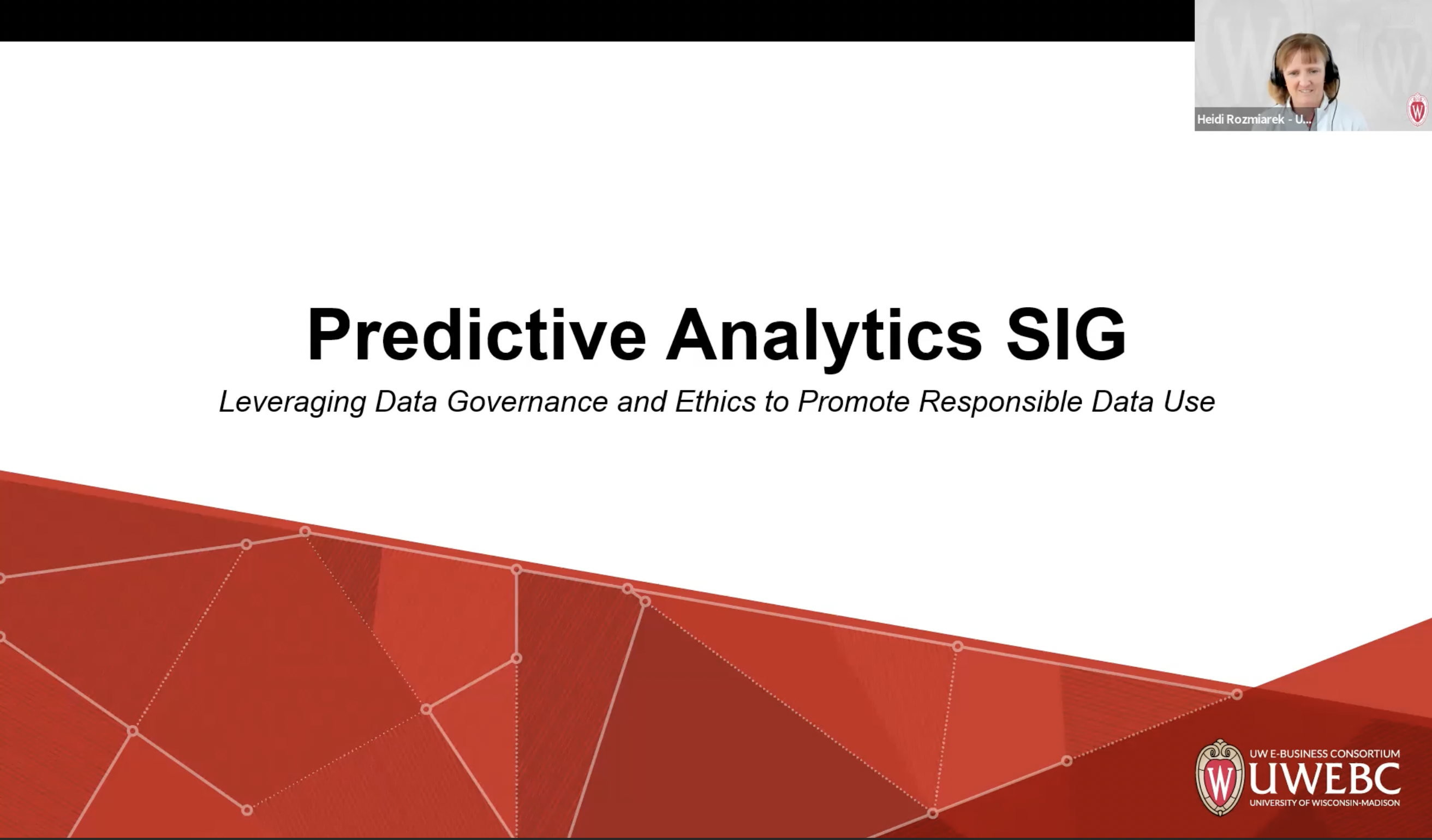 1. UWEBC Presentation: Leveraging Data Governance and Ethics to Promote Responsible Data Use thumbnail