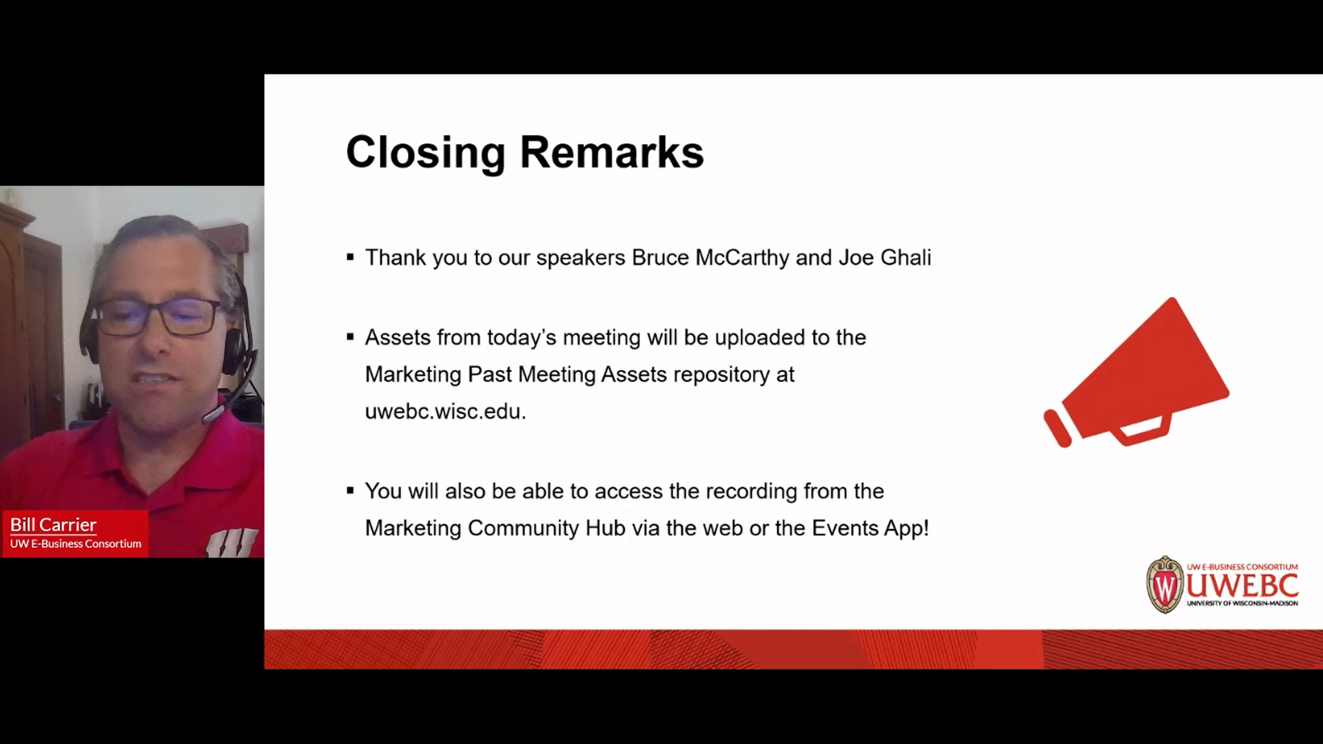 7. UWEBC Presentation: Closing Remarks and Wrap-Up thumbnail