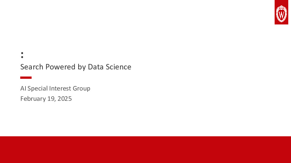 2. UWEBC Presentation Slides: Search Powered by Data Science thumbnail