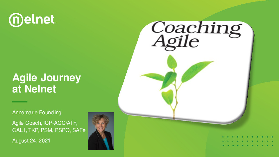 Nelnet Presentation Slides: Agile Journey at Nelnet thumbnail