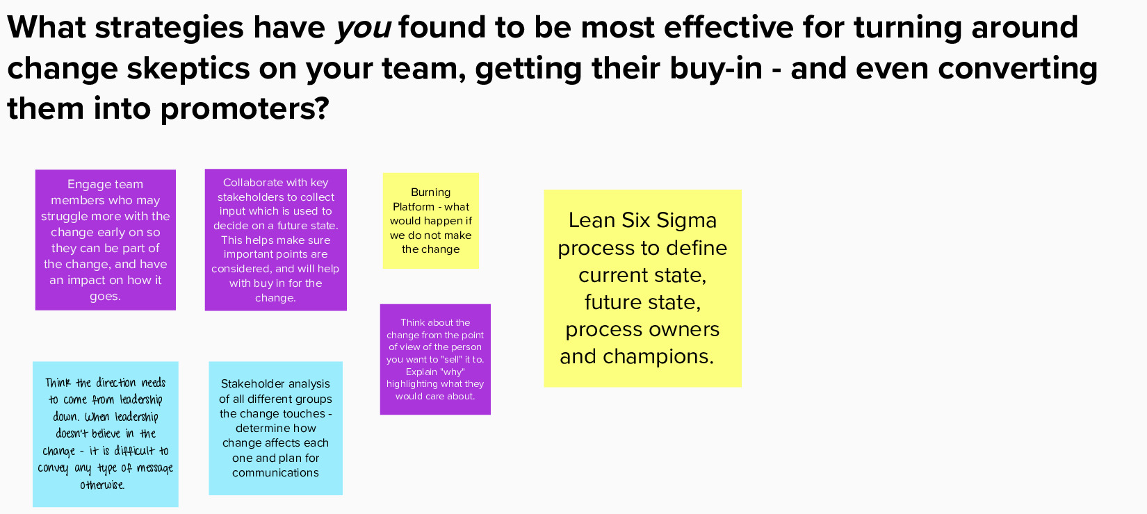 Strategies for Winning Over Change Skeptics – Breakout Group 1 thumbnail