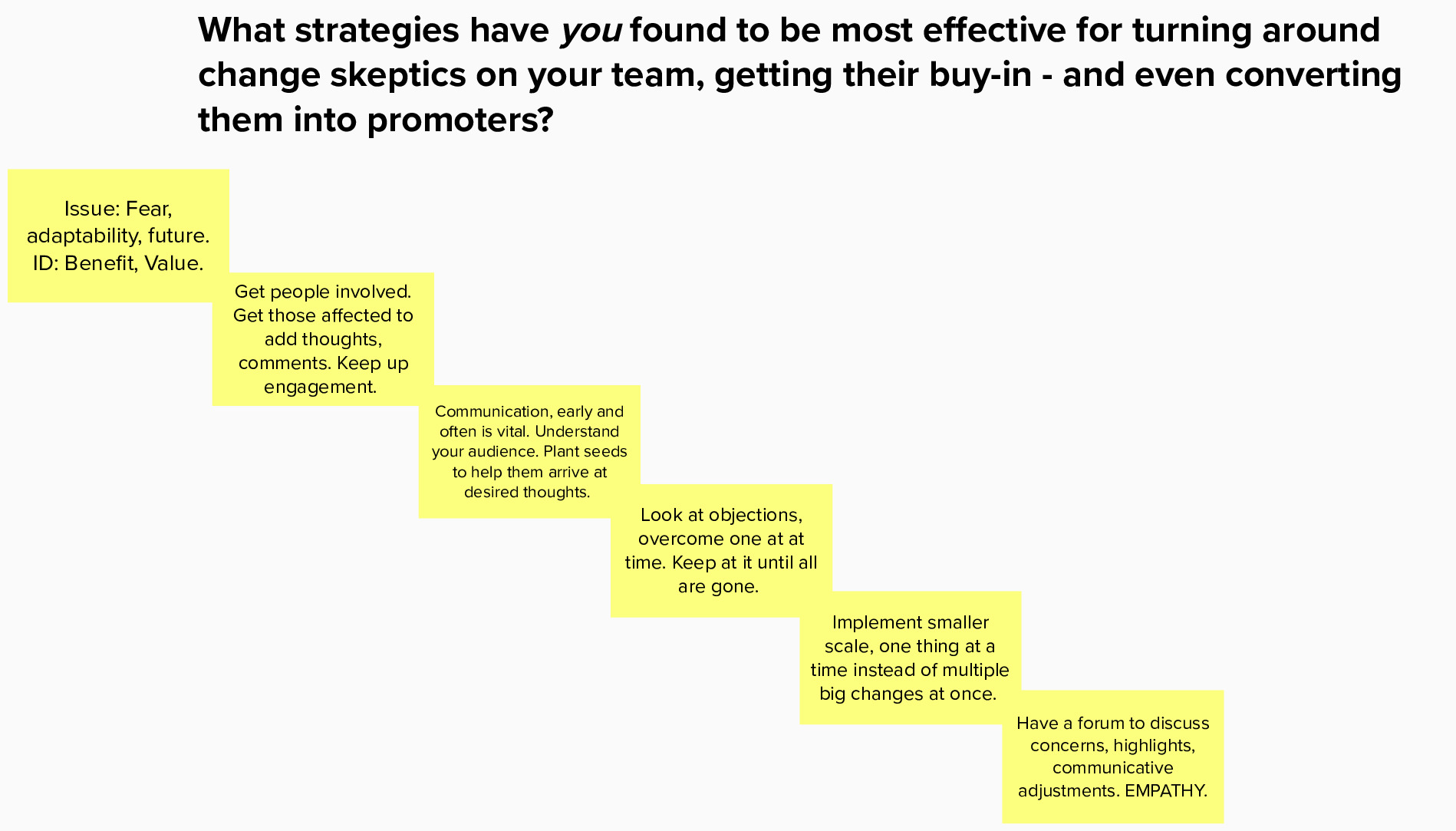 Strategies for Winning Over Change Skeptics – Breakout Group 3 thumbnail