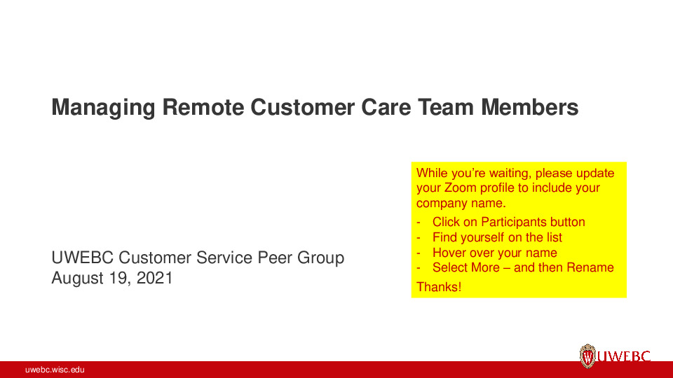 UWEBC Presentation Slides: Opening Remarks thumbnail