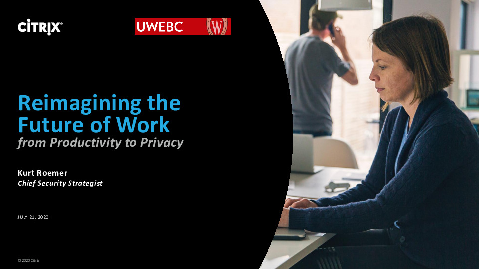 Citrix Presentation Slides: Reimagining the Future of Work thumbnail