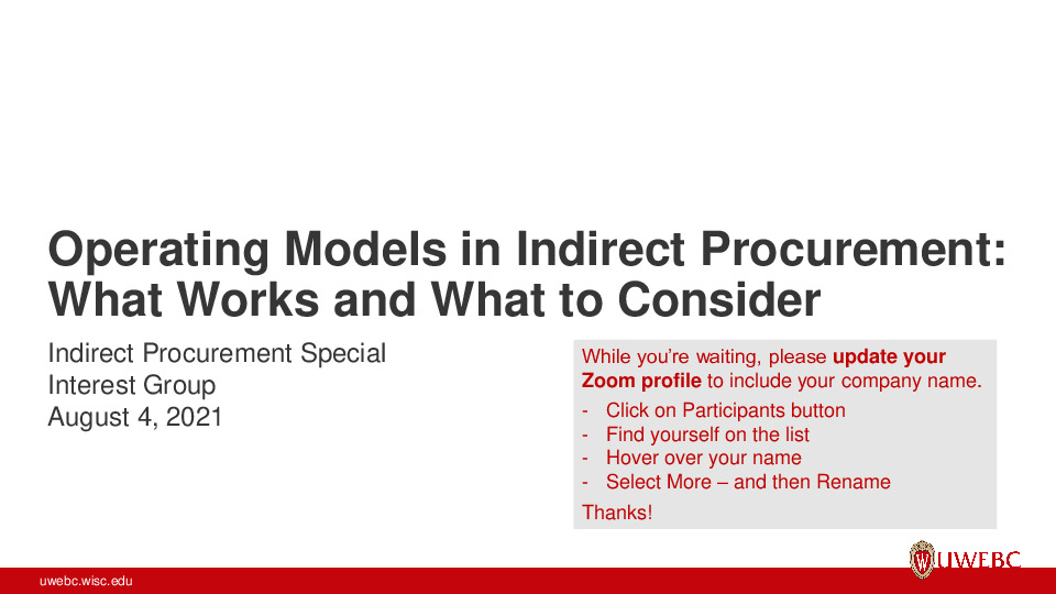 UWEBC Presentation Slides: Opening Remarks thumbnail