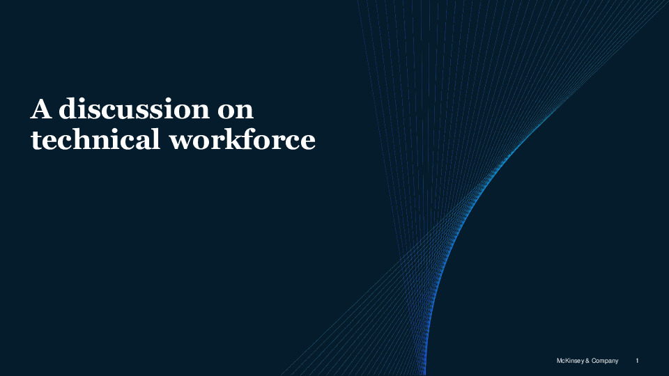 3. McKinsey & Company Presentation Slides: Strategies to Combat the Tech Talent Shortage thumbnail