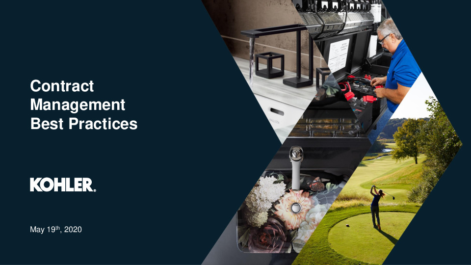 Kohler Presentation Slides: Contract Management Best Practices thumbnail
