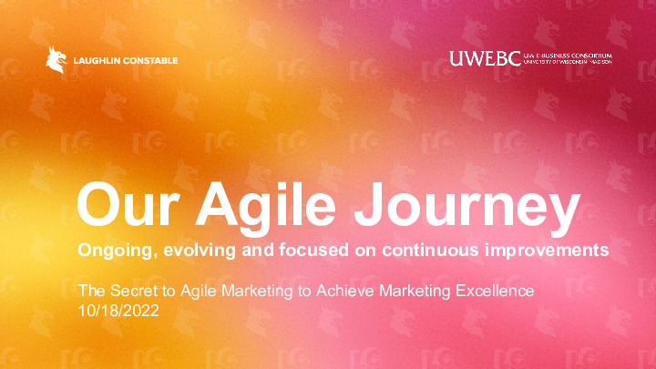 4. Laughlin-Constable Presentation Slides: Applying Agile to Agency Operation thumbnail