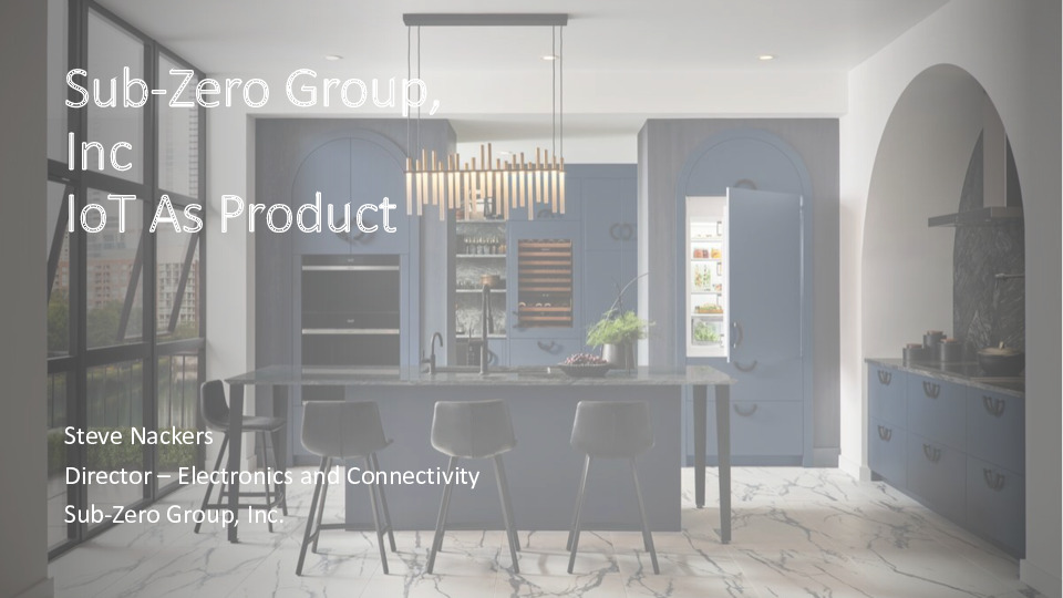4. Sub-Zero Presentation Slides: IoT as Product thumbnail