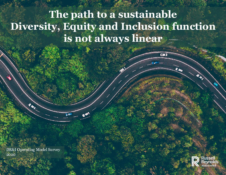 Russell Reynolds Associates Report: DEI Operating Model Survey Report thumbnail