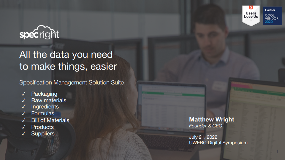 07. How a spec-first approach is revolutionizing the way we make things with Matthew Wright, Founder and CEO, Specright thumbnail